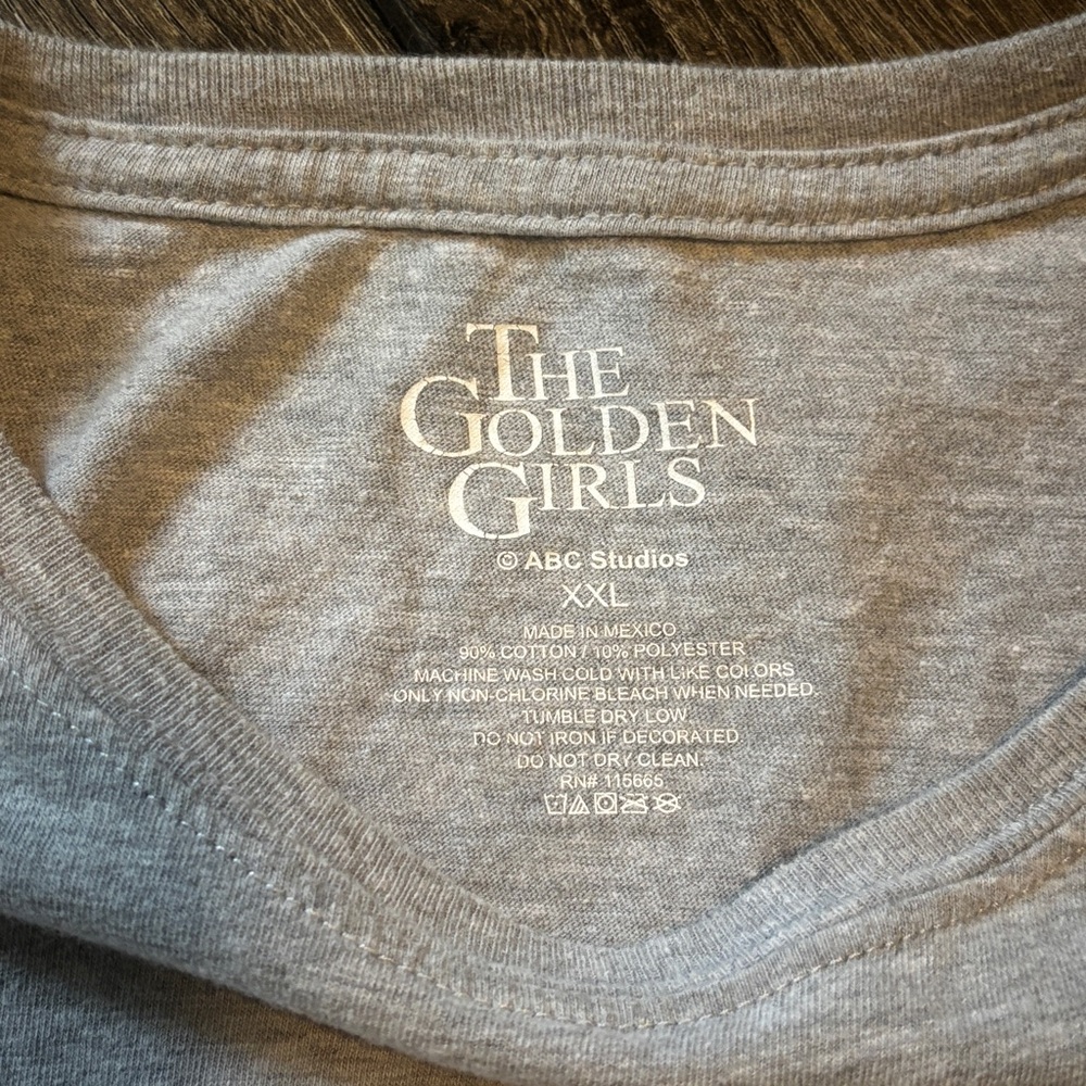 Gray 'Girl Talk' Graphic Golden Girls T-Shirt - Picture 3 of 4